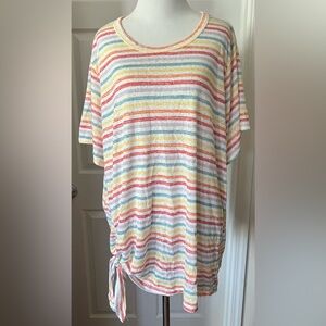 Colorful Striped Women's Top